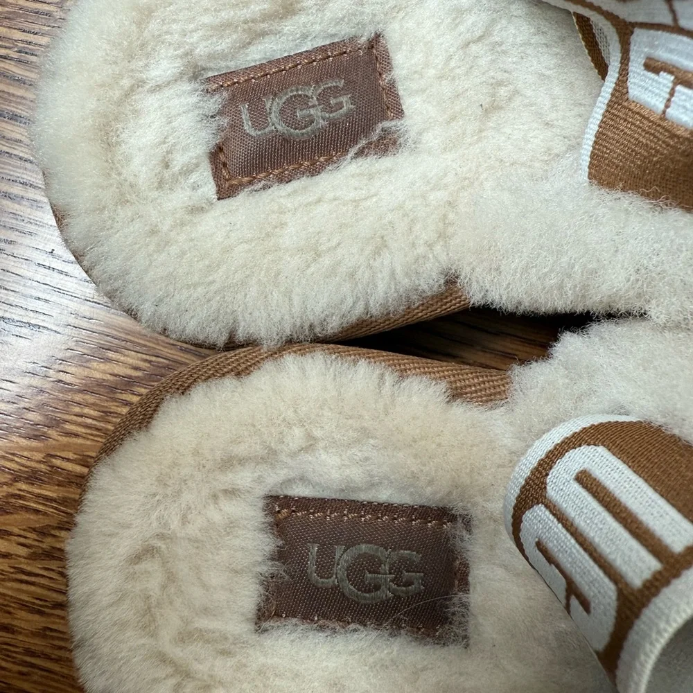 UGG Fluff Yeah Clogs Slippers Fuzzy Cozy Loungewear Classic Warm Soft‎ Kids 13